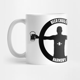 Beer Chugs-n-Harmony Logo Design Mug